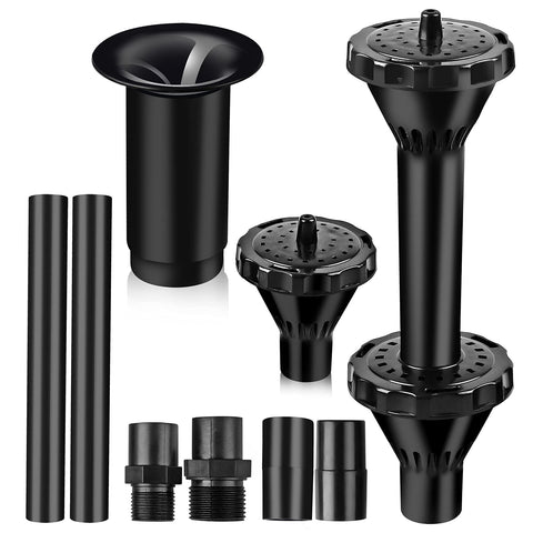 Hottche fountain nozzle with Blossom pattern creates elegant water blooms.