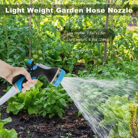 HouGariee garden nozzle suitable for pet showering and outdoor cleaning.