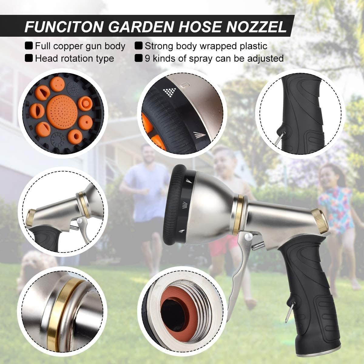 HouGariee slip-resistant grip supports steady operation when wet