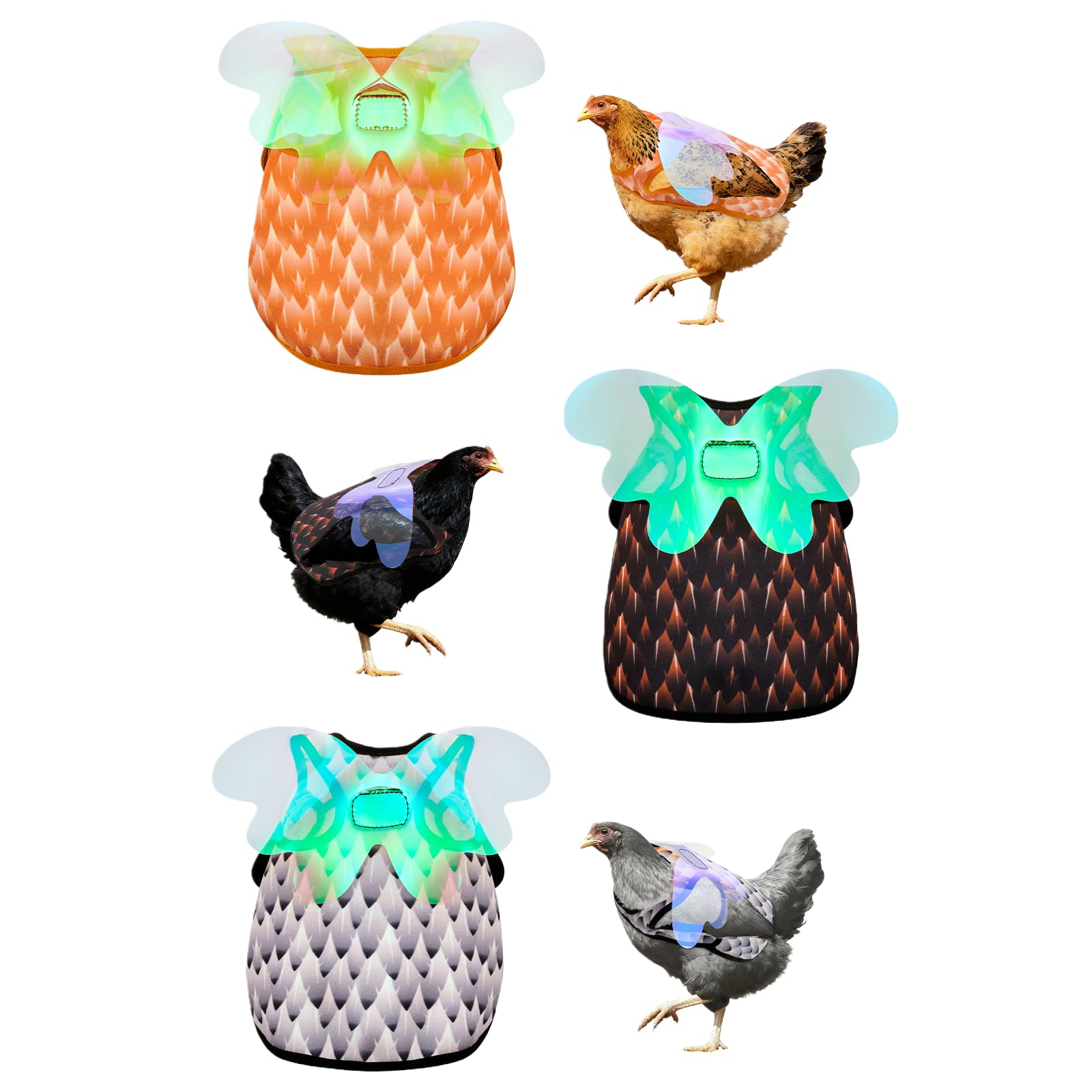 HOUGXD all-in-one hen saddle supports flock care and feather recovery.