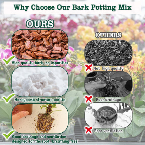HOUNANG mix supports healthy roots and stable moisture during care