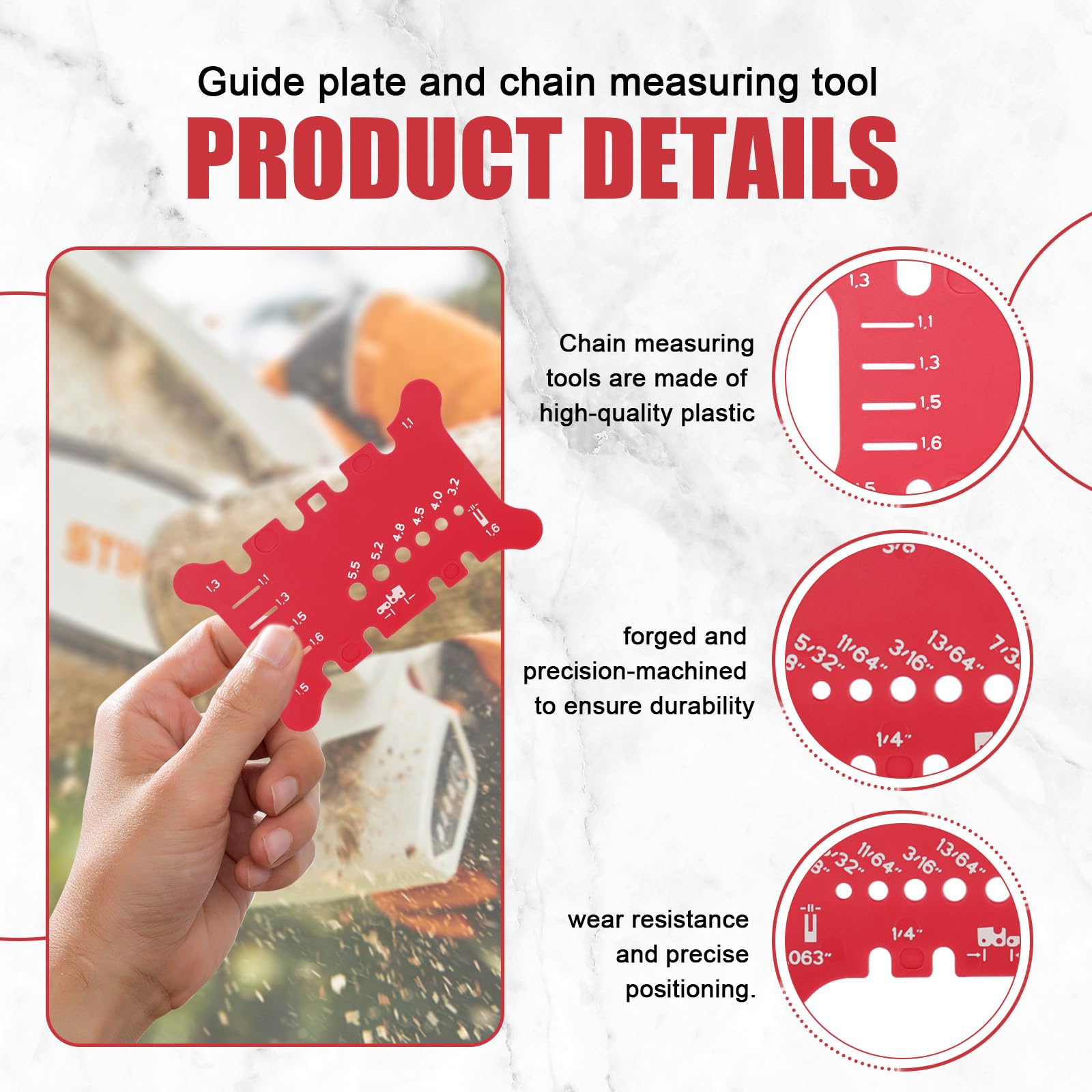 Houoto 556418 tool positions precisely on bars for accurate measurements