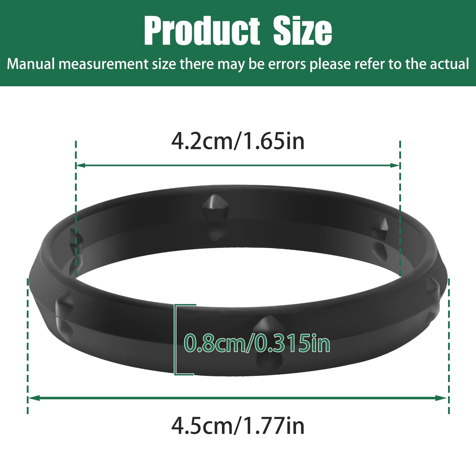 Close-up of Houoto 594209 O-Ring Seal showing precise fit and quality material.