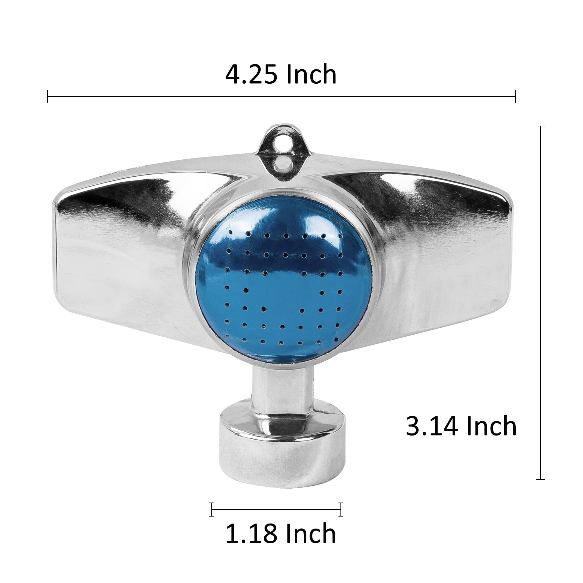 Hourleey two-pack circle-pattern sprinklers provide balanced watering for small areas