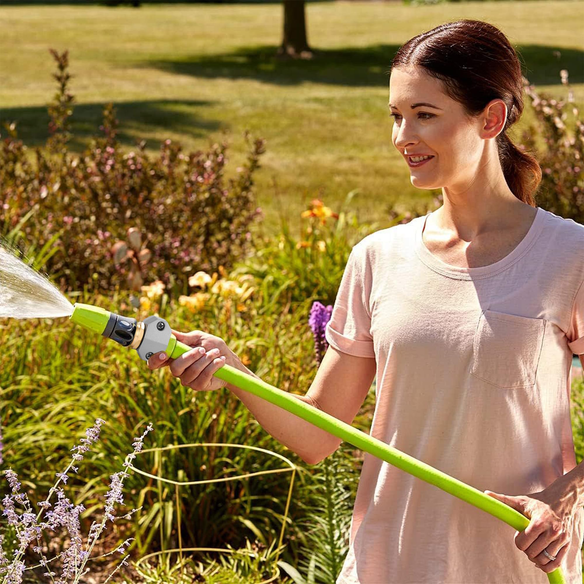 Hourleey 2-pack with extra washers for quick hose repairs.