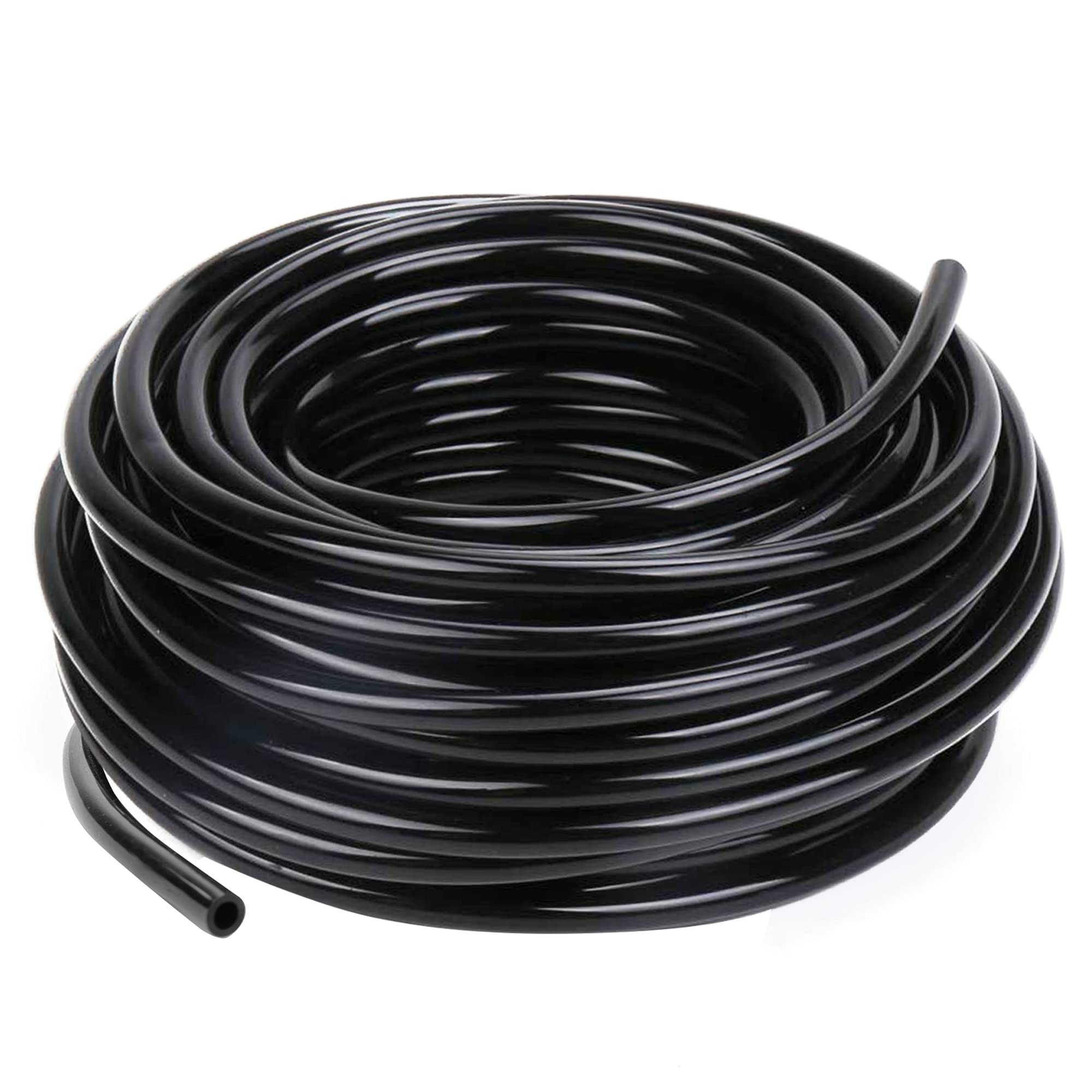 Hourleey 50ft drip tubing for easy outdoor garden irrigation.