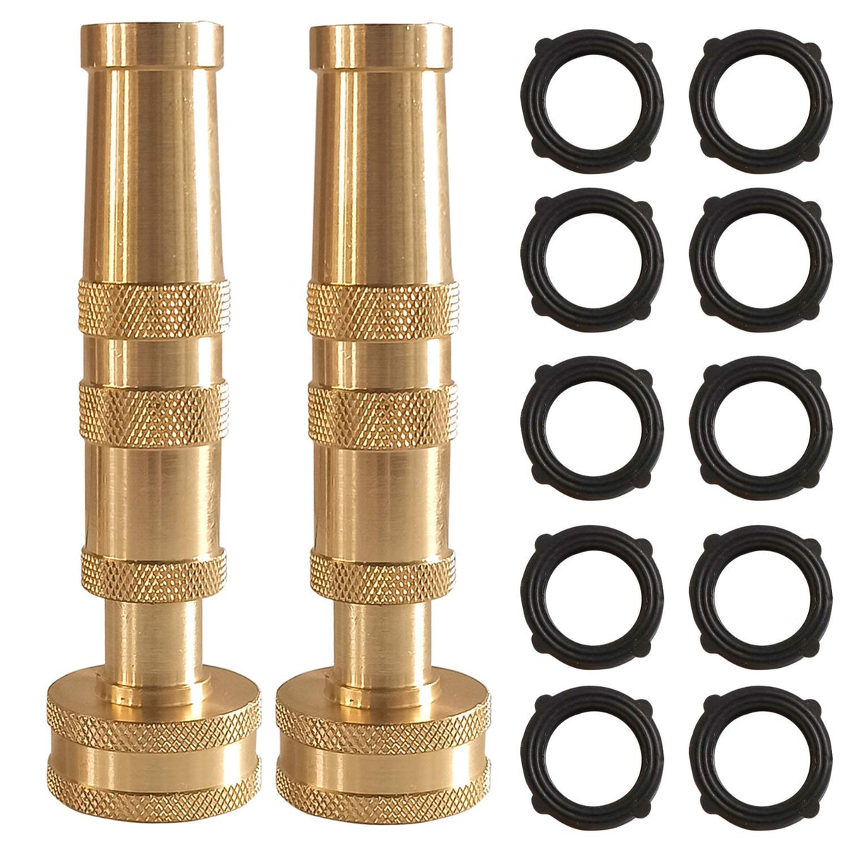 Hourleey adjustable twist hose nozzle with fine mist for delicate plants