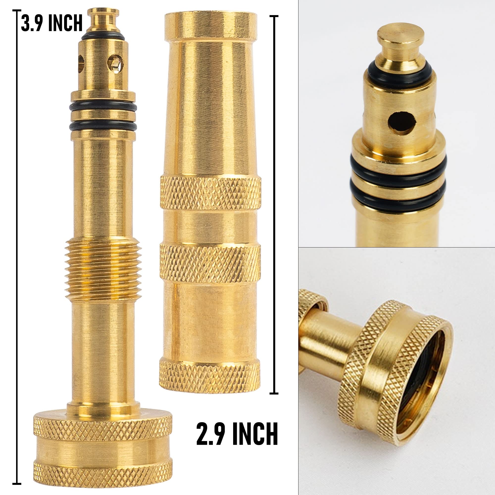 Hourleey adjustable twist nozzle, precise water control for plants