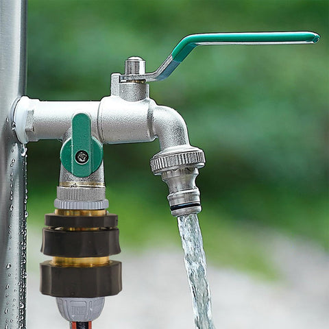 Hourleey aluminum hose fittings emphasizing rust-resistant outdoor durability