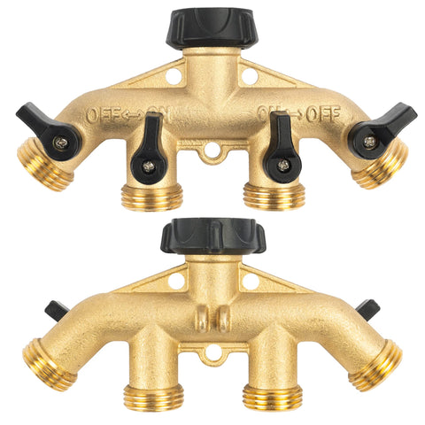 Hourleey durable brass construction resists corrosion for long-lasting garden use