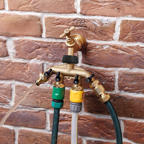 Hourleey 4-way splitter offers easy installation with no tools required