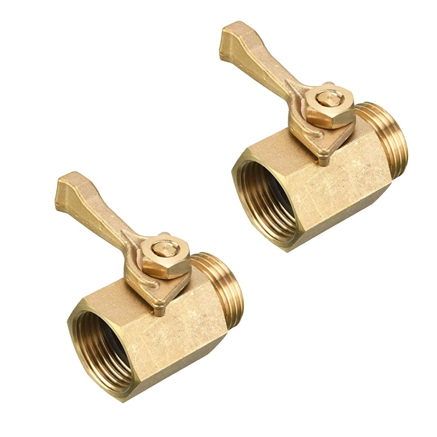 Hourleey ergonomic brass handle enables comfortable water flow control