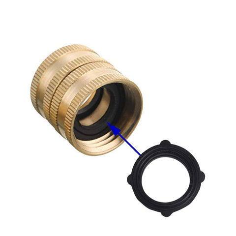 Hourleey brass hose connector set provides durable, weather-resistant fittings.