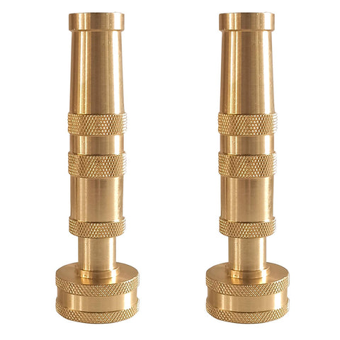 Hourleey brass hose nozzle offers durable heavy-duty performance for outdoor tasks