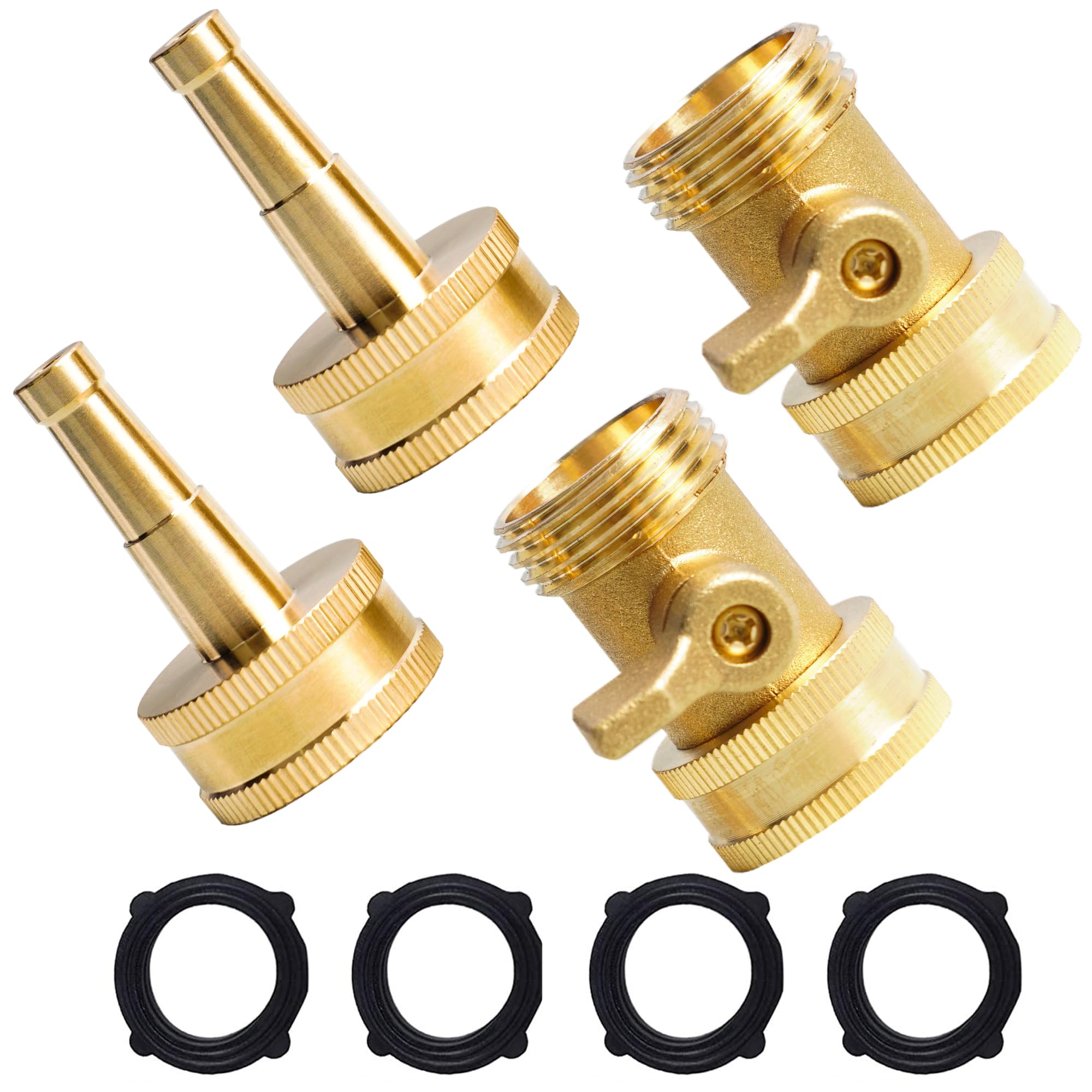 Hourleey brass hose nozzle jet provides a precise high-pressure spray.