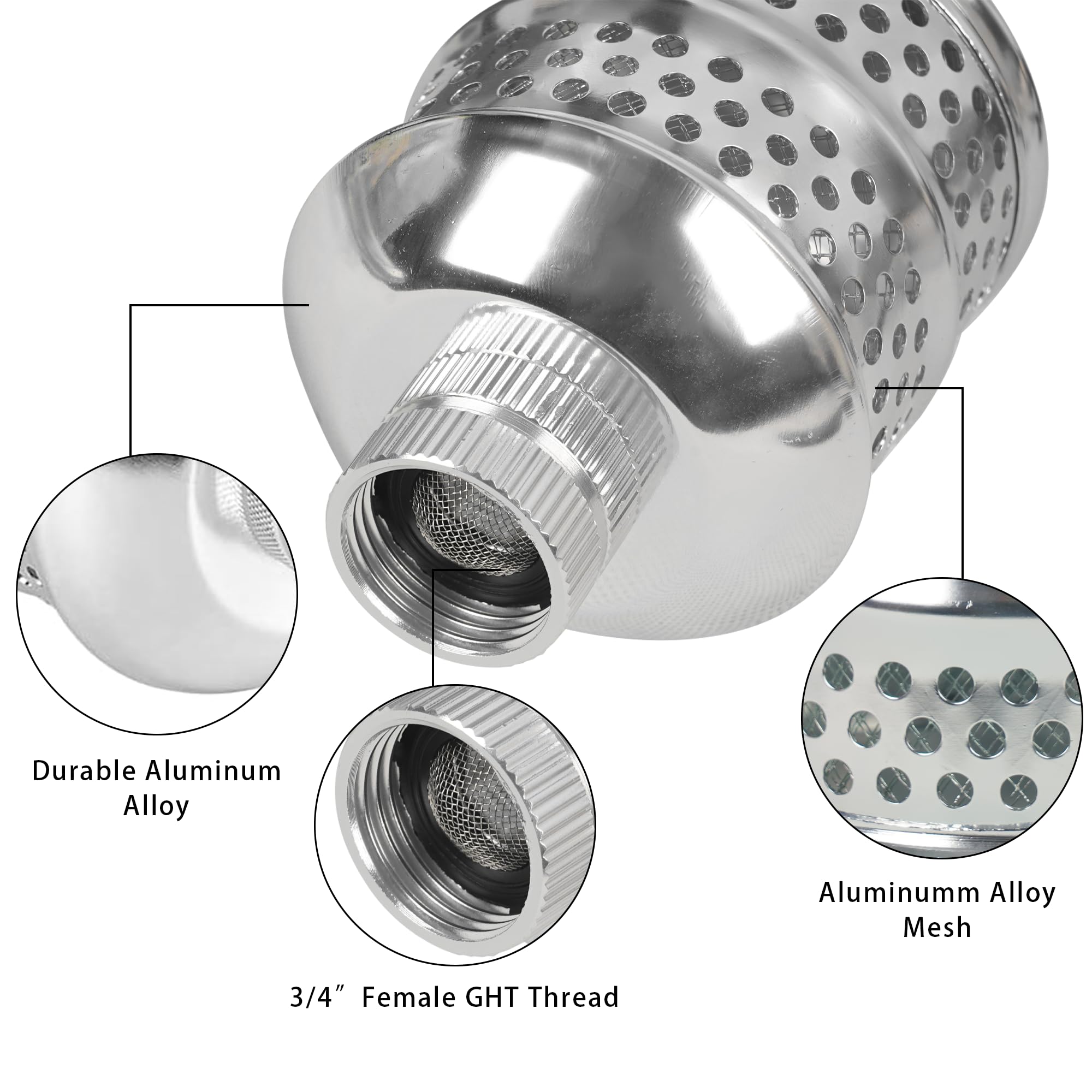 Hourleey bubbler sprinkler head showing gentle bubble action