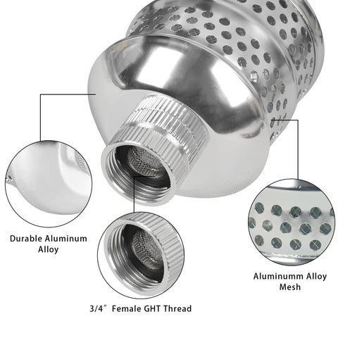 Hourleey bubbler sprinkler head showing gentle bubble action