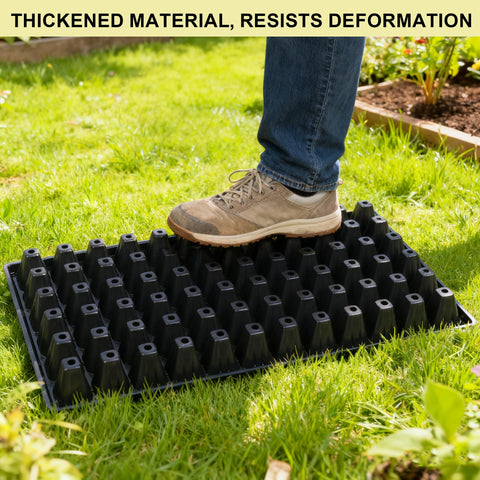 Hourleey thick plastic trays with durability for repeated seasons and reliable reuse.