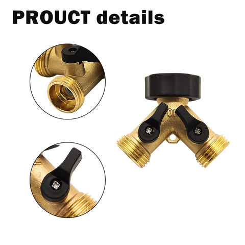 Hourleey easy-connect 3/4-inch hose adapter enables quick setup
