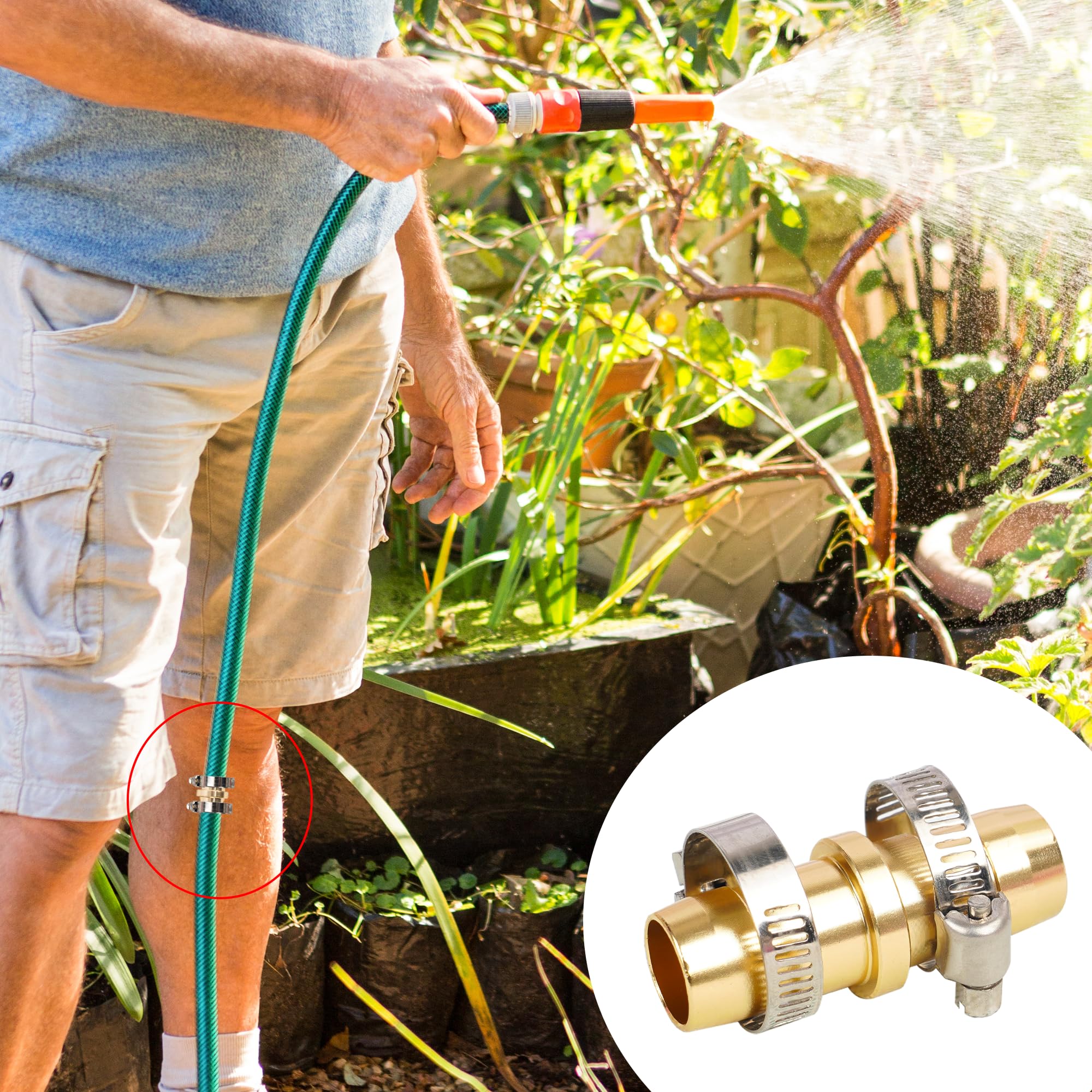 Hourleey easy installation with tightened clamp prevents leaks.