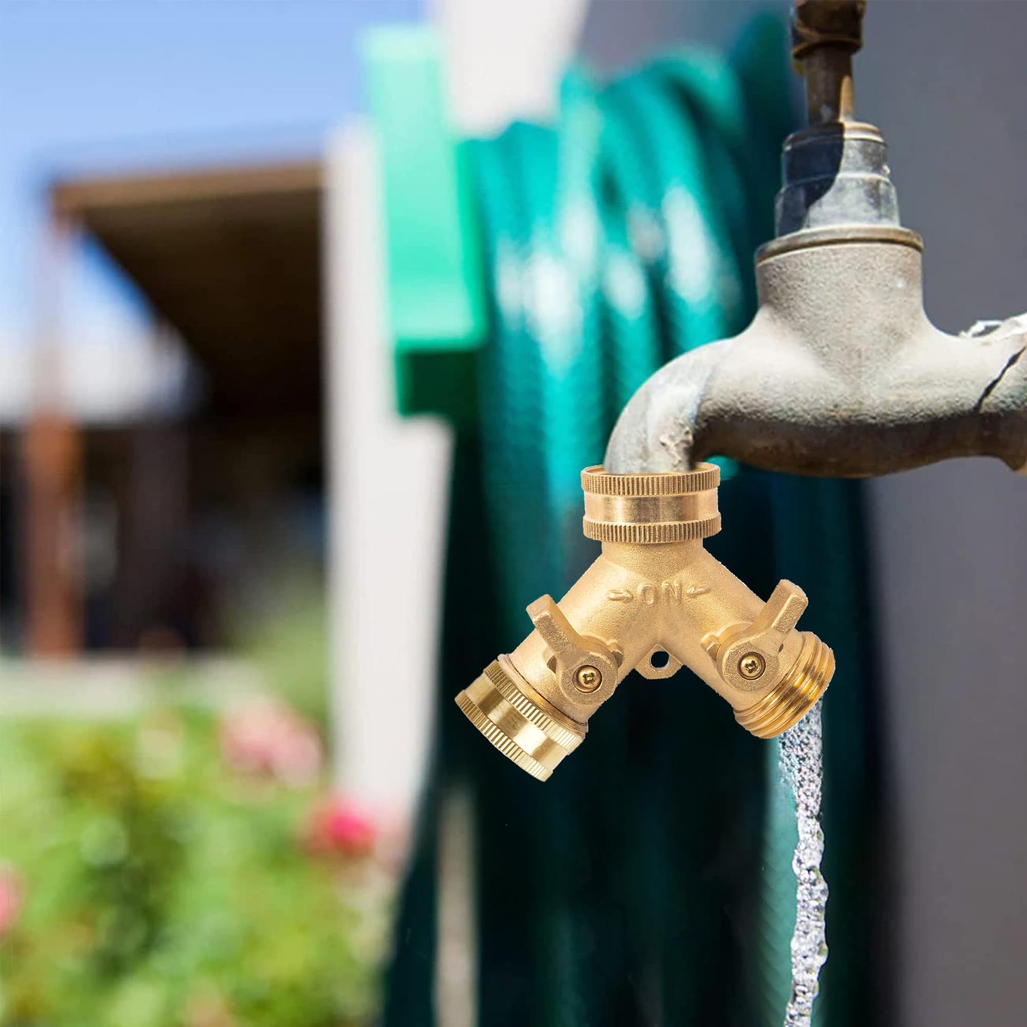 Hourleey end cap offers wide compatibility for hoses, sprayers, and timers.