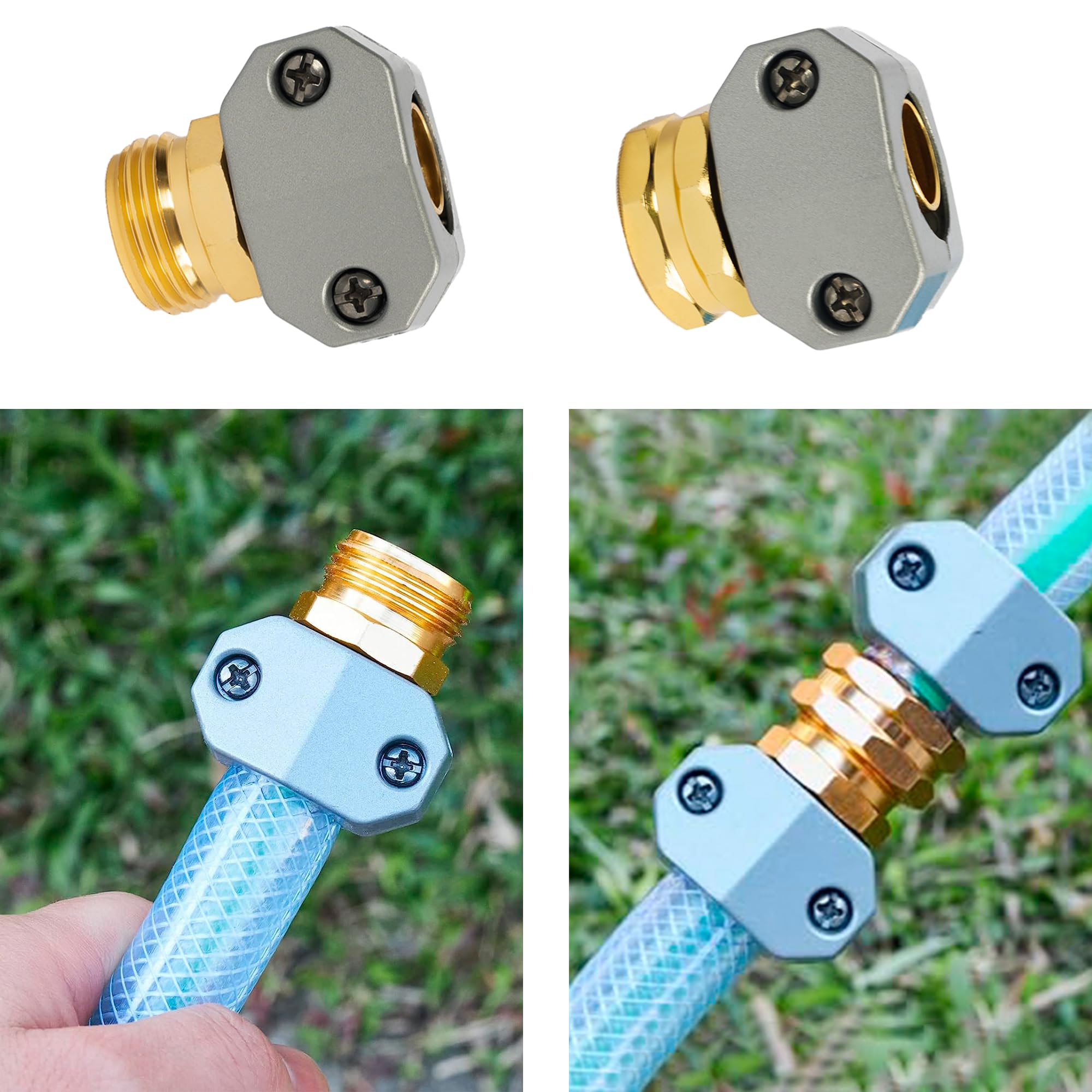 Hourleey extra washers included for a reliable garden hose seal.