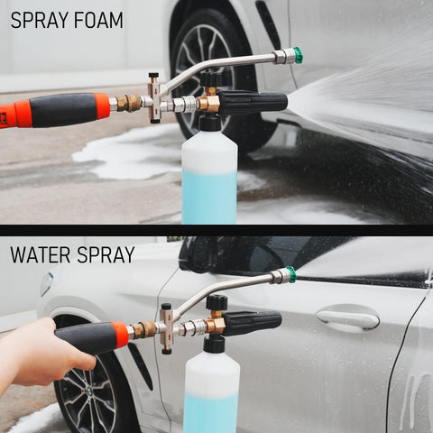 Hourleey five-nozzle set providing flexible spray angles for diverse tasks.