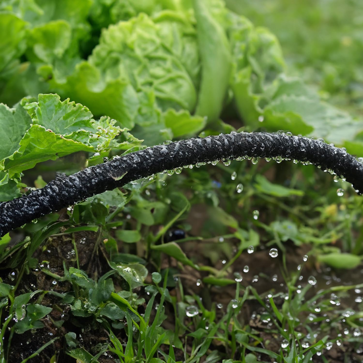 Hourleey flat soaker hose dual-layer design for durability and kink resistance