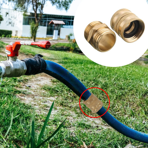Hourleey four-pack of brass adapters supports multiple outdoor projects.