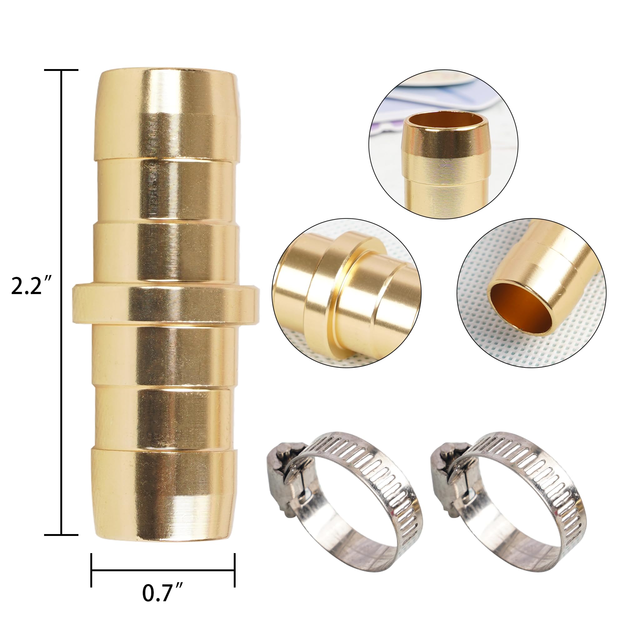 Hourleey hose connector assembly demonstrates quick, tool-free repair.