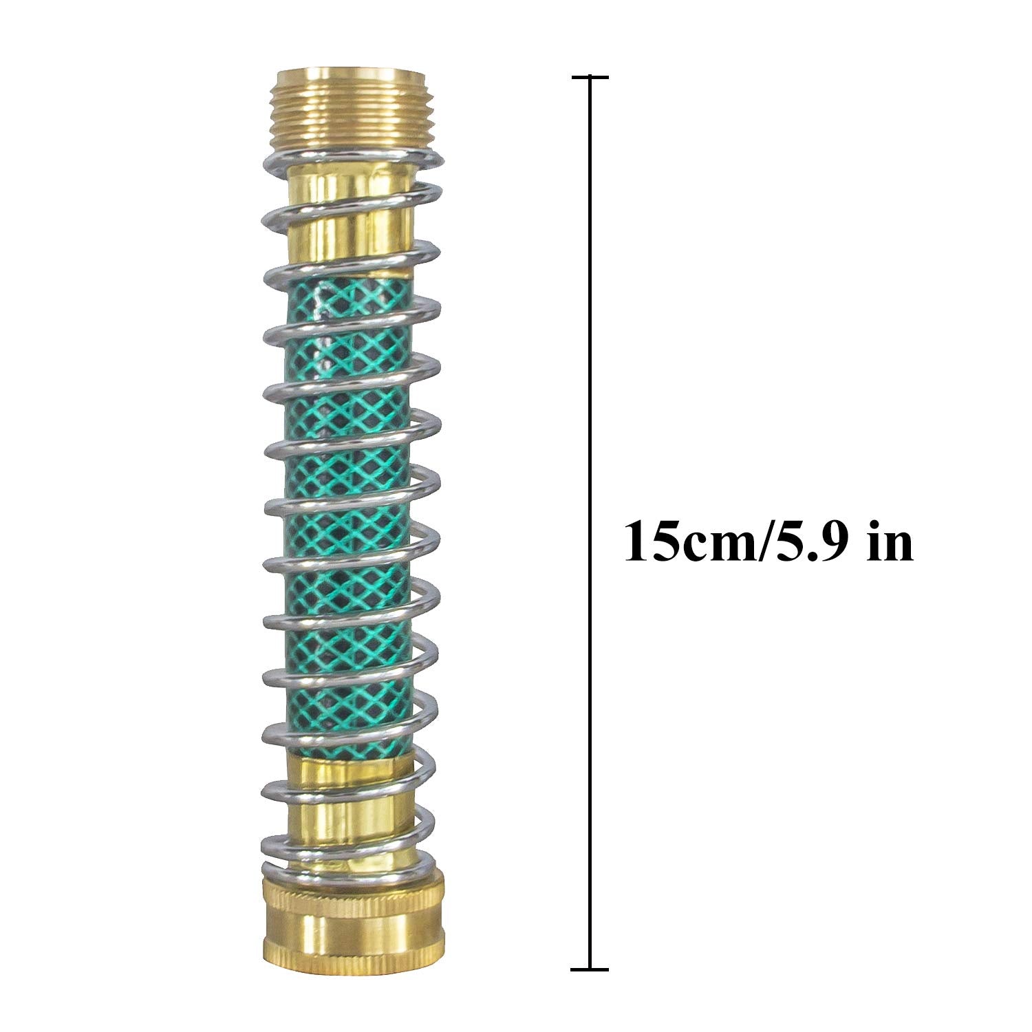 Hourleey extension adapter shown attached to standard hose.