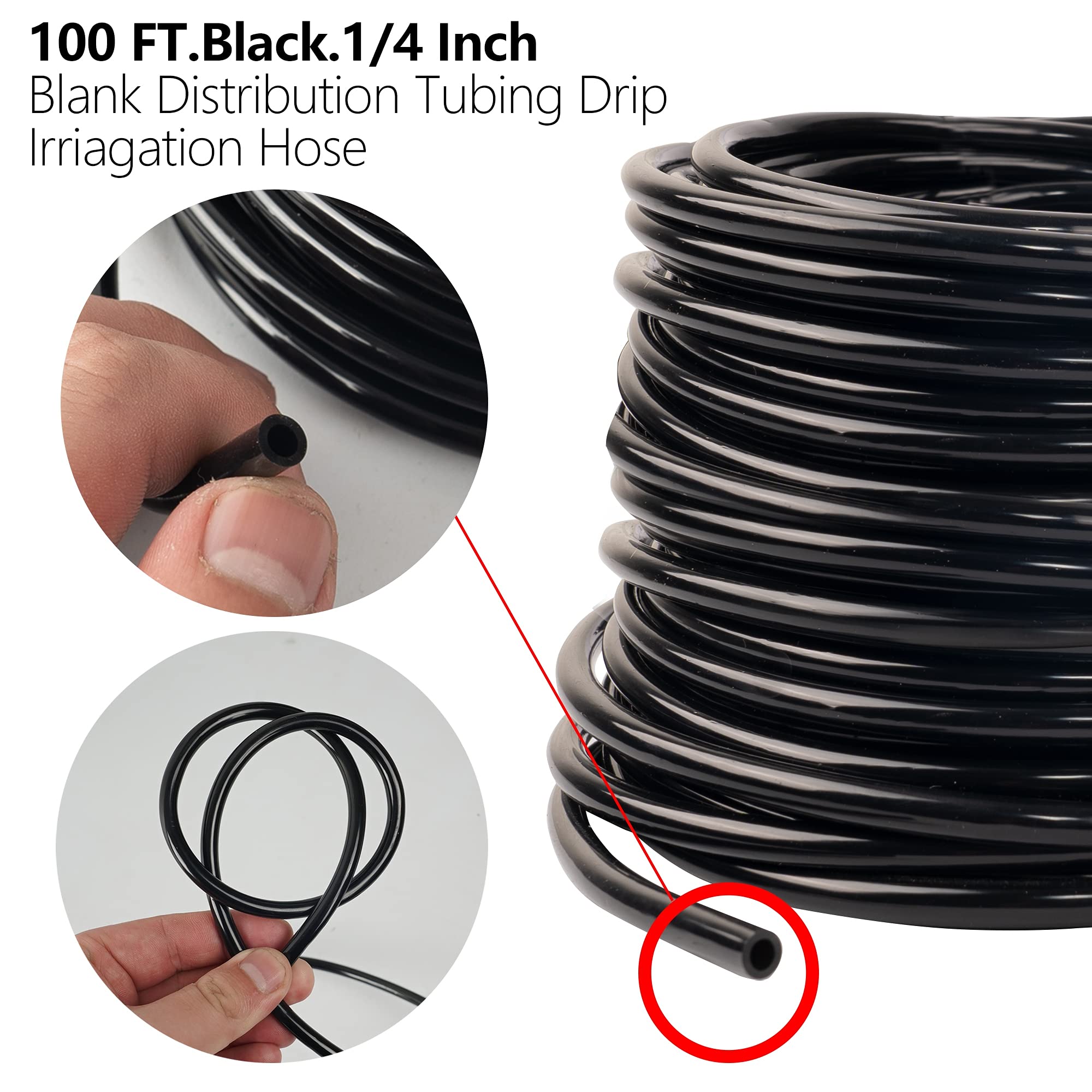 Hourleey irrigation system setup demonstrates versatile connections for gardens and greenhouses.