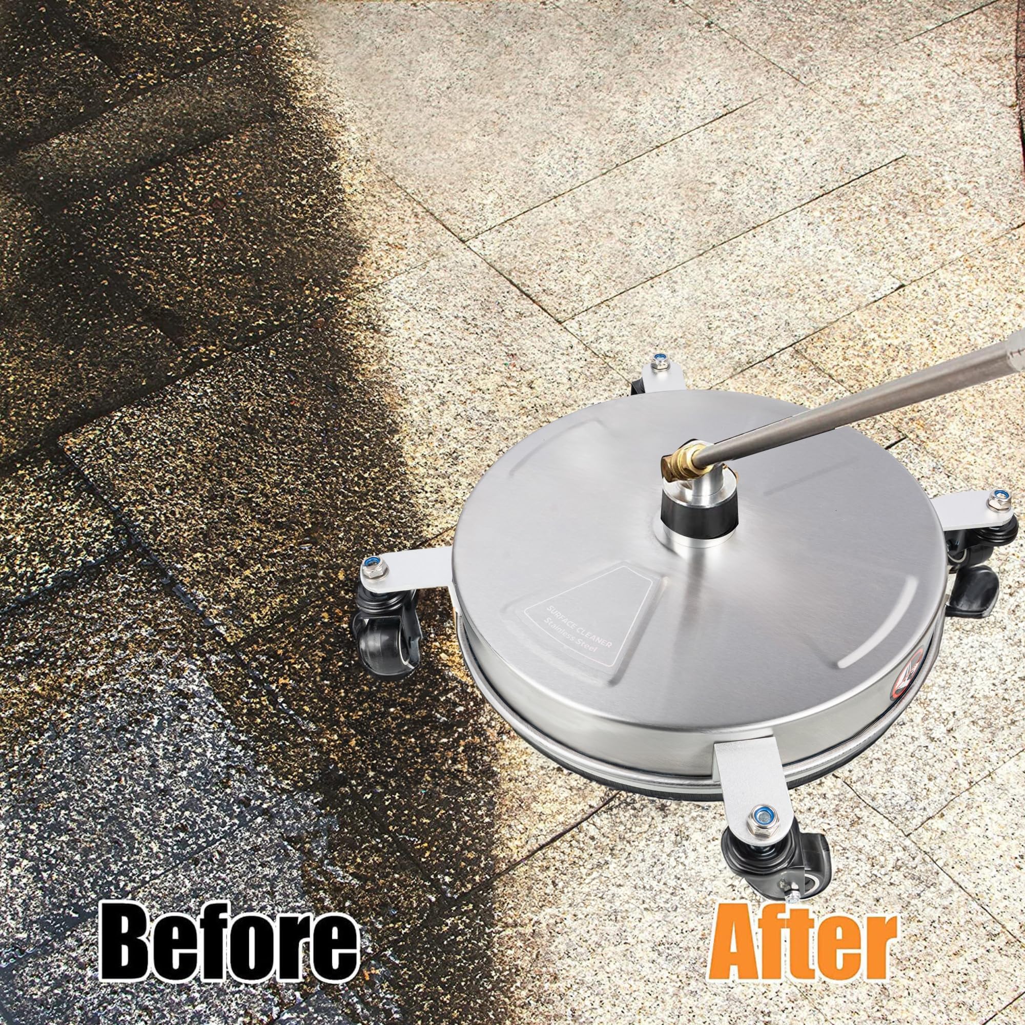 Hourleey multi-nozzle set for reliable stain removal on large surfaces