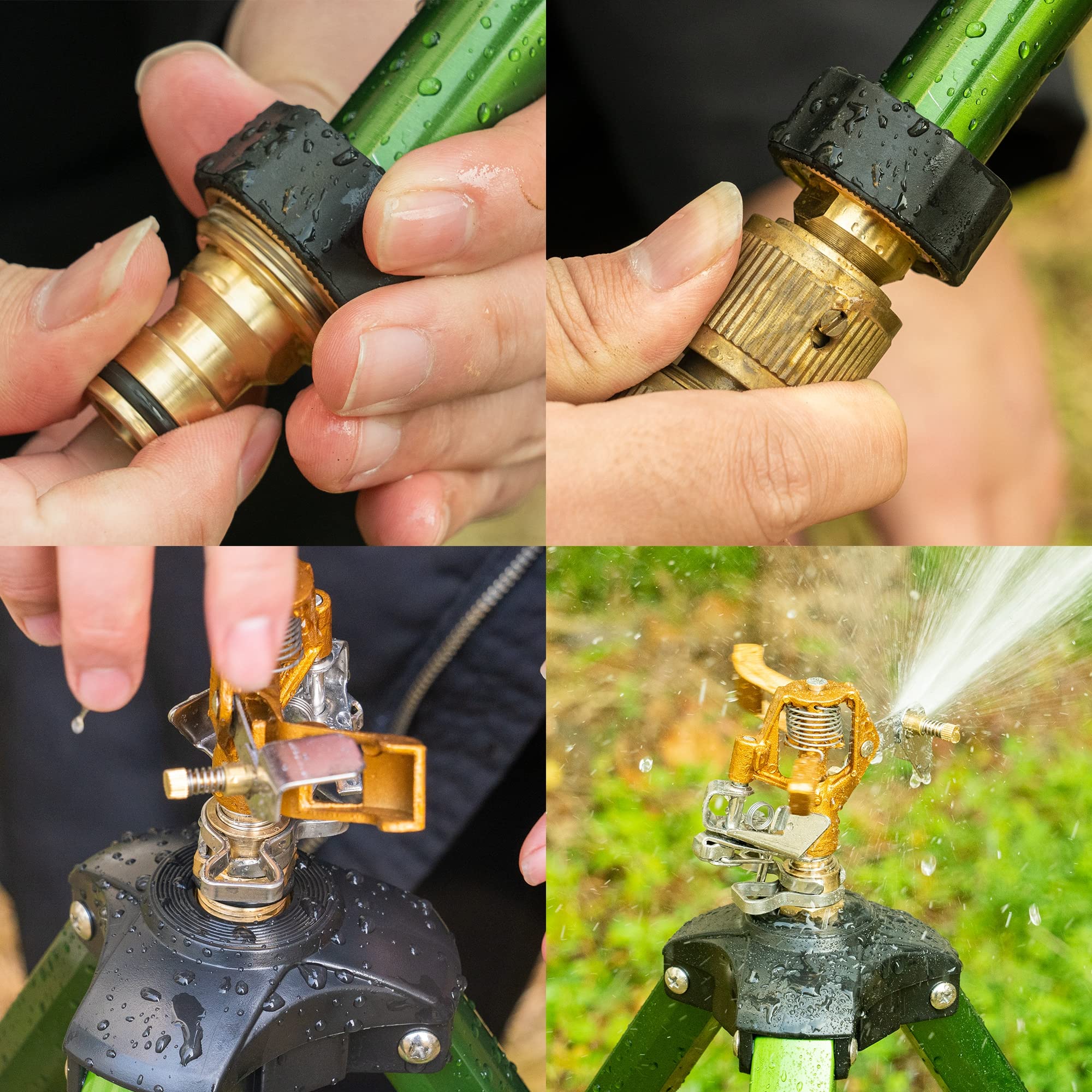 Hourleey outdoor yard setup shown for lawn and garden use
