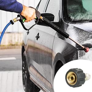 Hourleey adapter set supports up to 5000 PSI for demanding cleaning tasks
