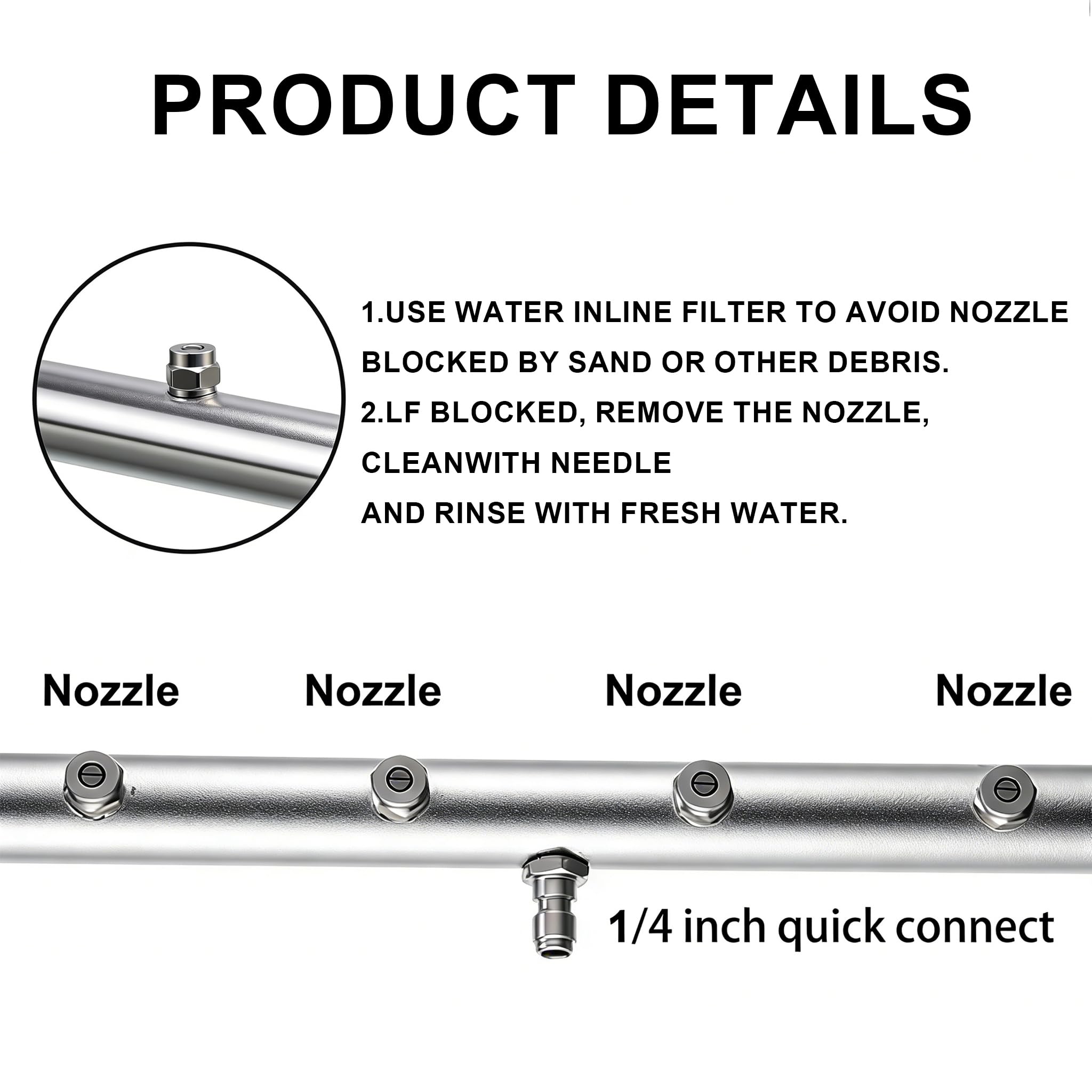 Hourleey attachment works with standard pressure washer guns for quick setup.