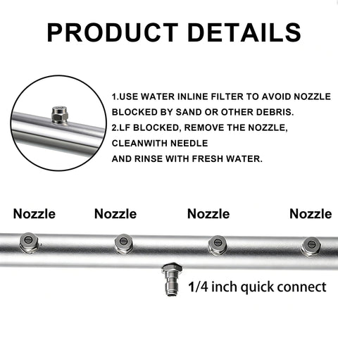 Hourleey attachment works with standard pressure washer guns for quick setup.