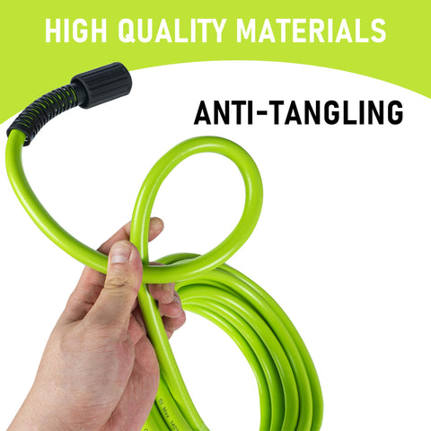 Hourleey 3600 PSI hose handles stubborn grime with power.