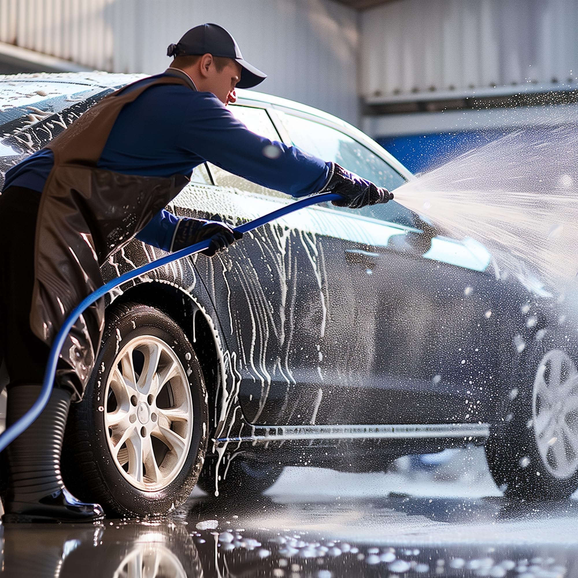 Hourleey hose suitable for cars, driveways, and pool areas