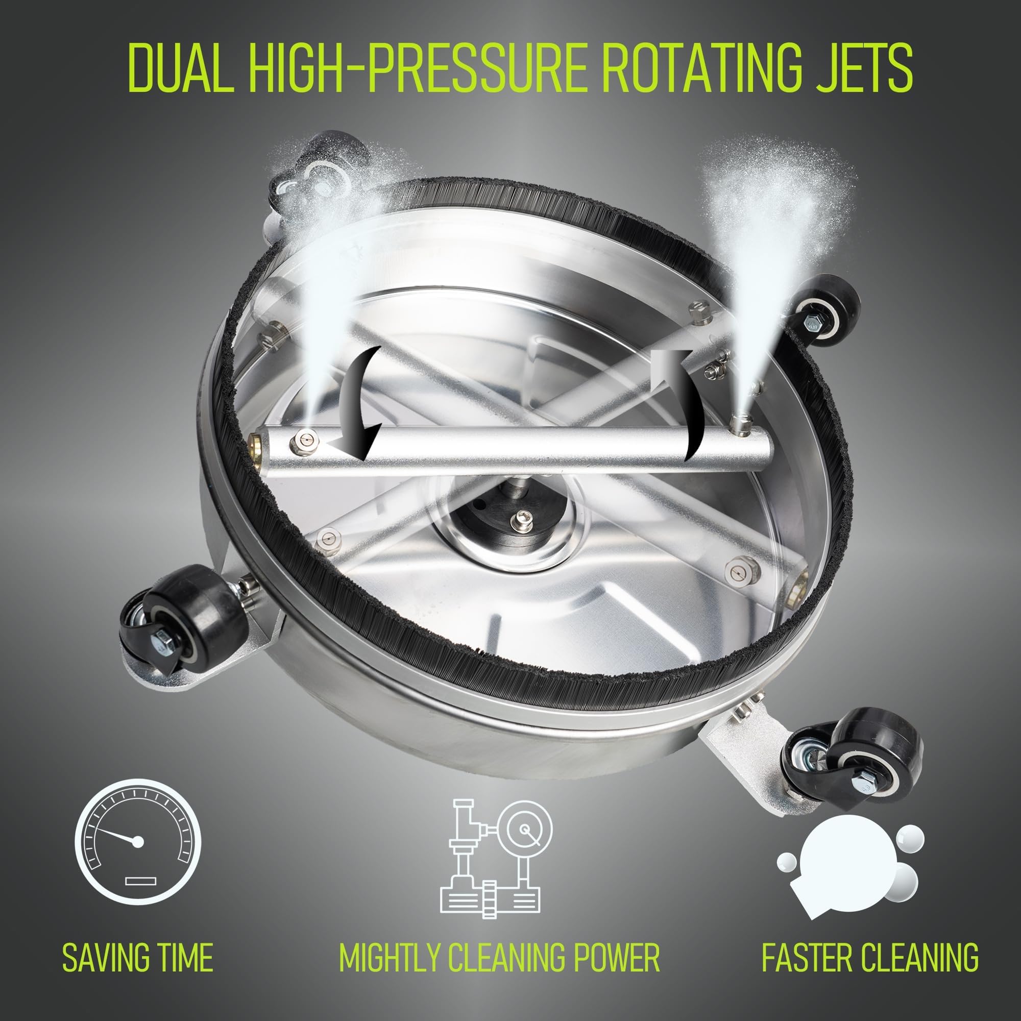 Hourleey 1/4-inch quick connector ready for fast setup with wands