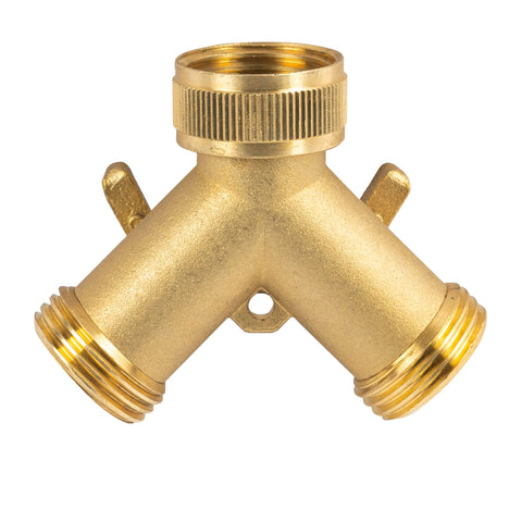 Hourleey solid brass hose connector built for durability and corrosion resistance.