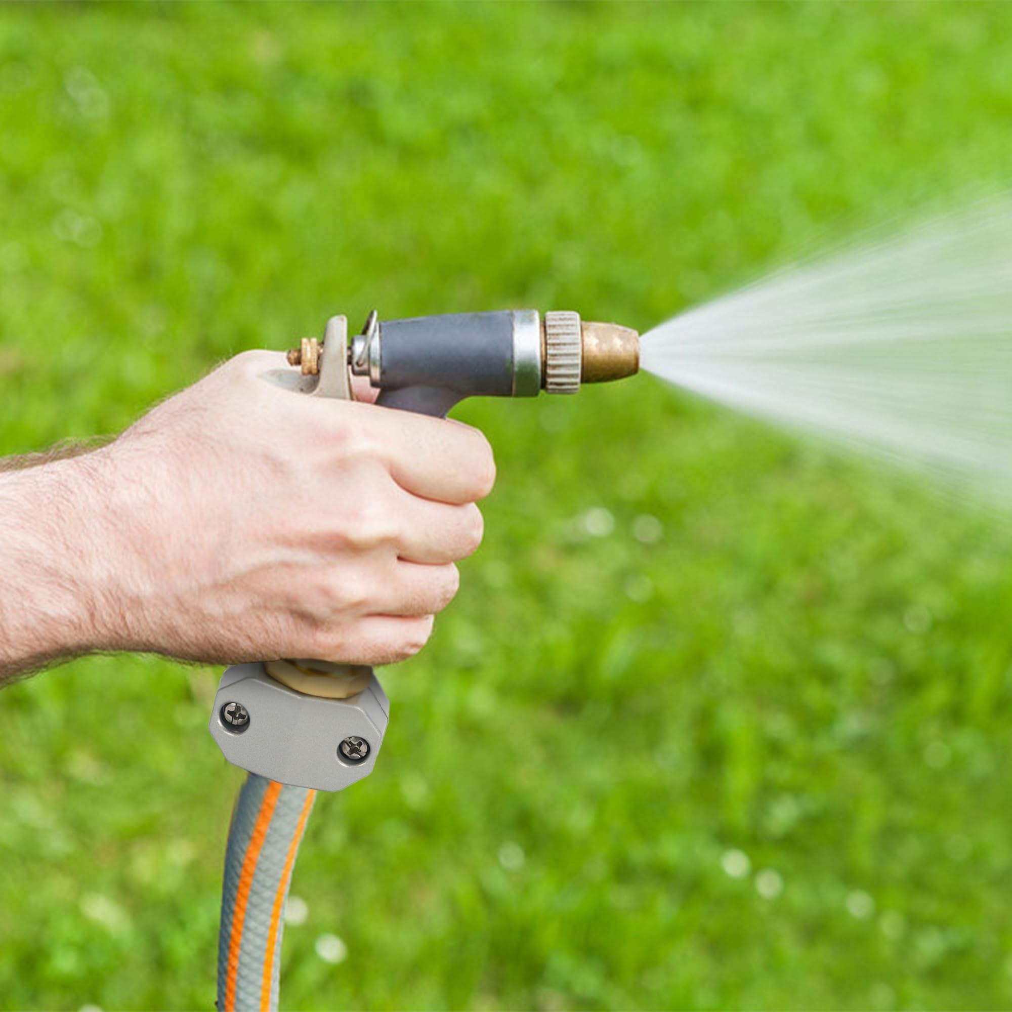 Hourleey stainless screws included for dependable hose connections.
