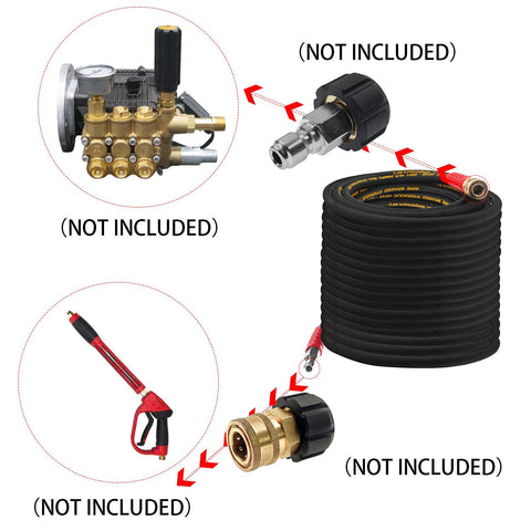 Hourleey stainless steel plug and fitting ensure secure attachment.