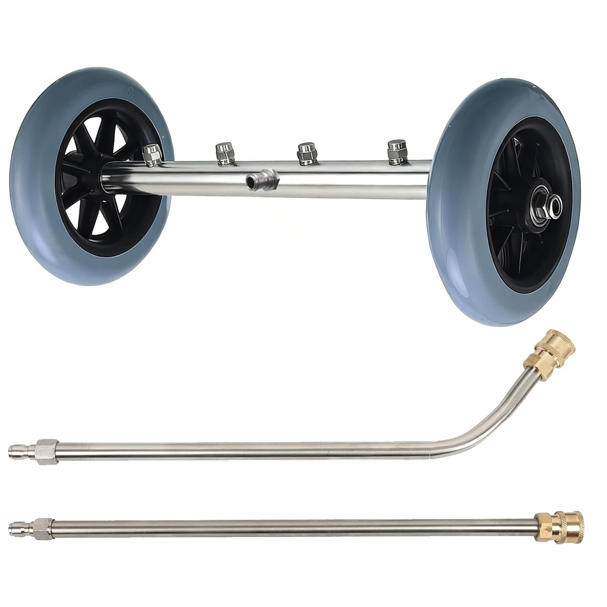 Hourleey undercarriage cleaner with 16-inch reach removes dirt and oil from vehicle undersides.