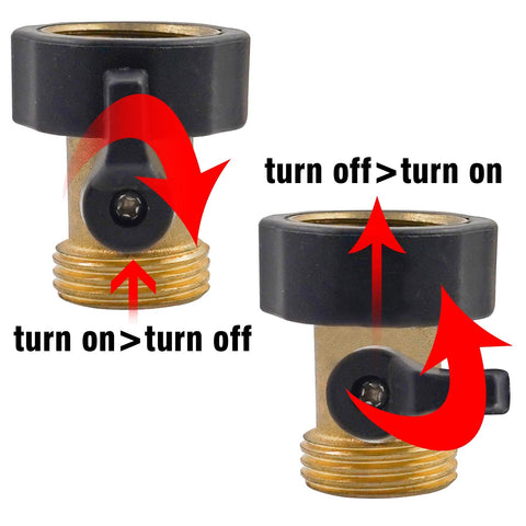 Hourleey valve handle ergonomic design enables comfortable grip and easy water flow control.