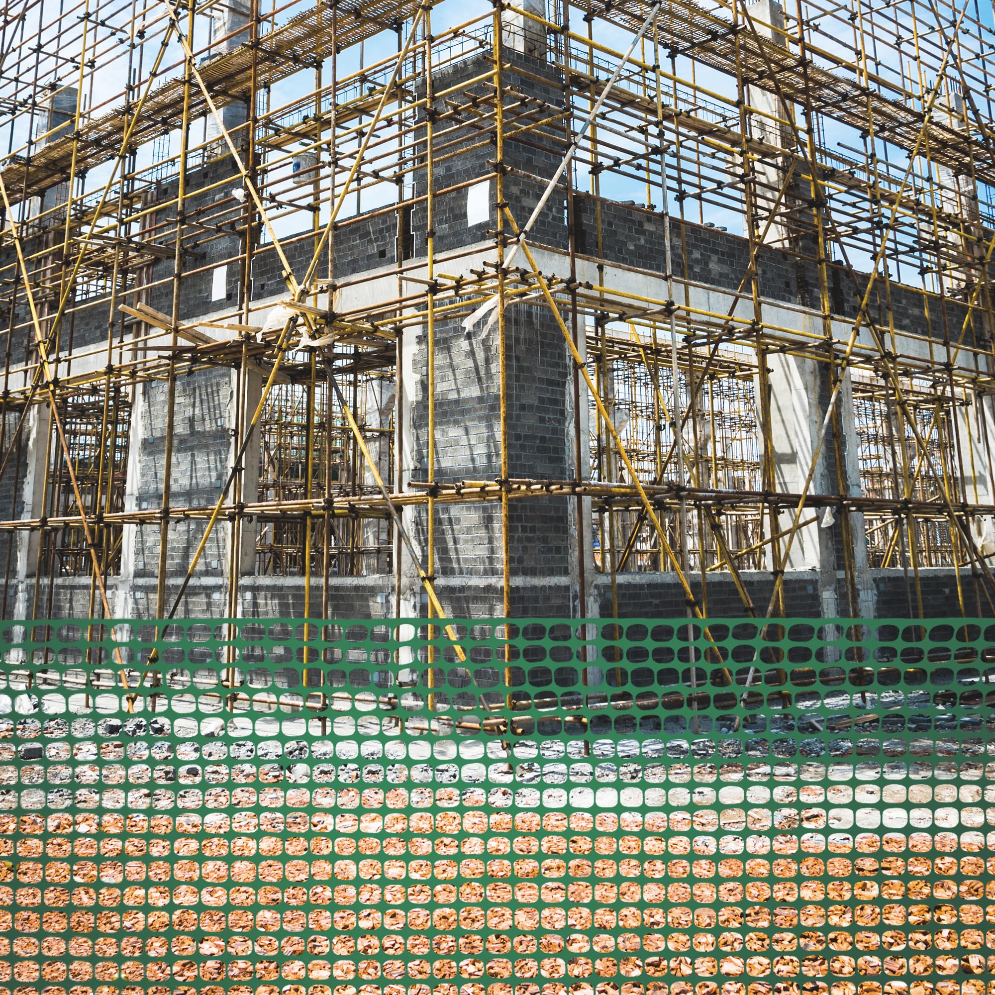 Houseables chicken fencing netting keeps poultry contained.