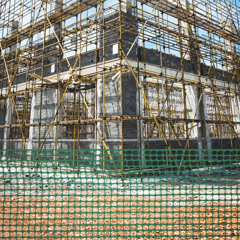 Houseables chicken fencing netting keeps poultry contained.