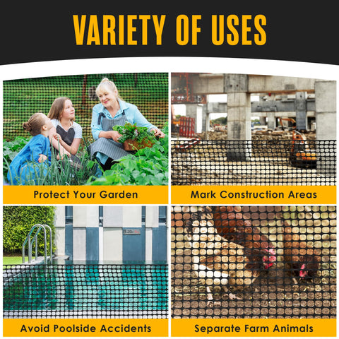 Houseables easy-install fence roll with posts concept for quick setup