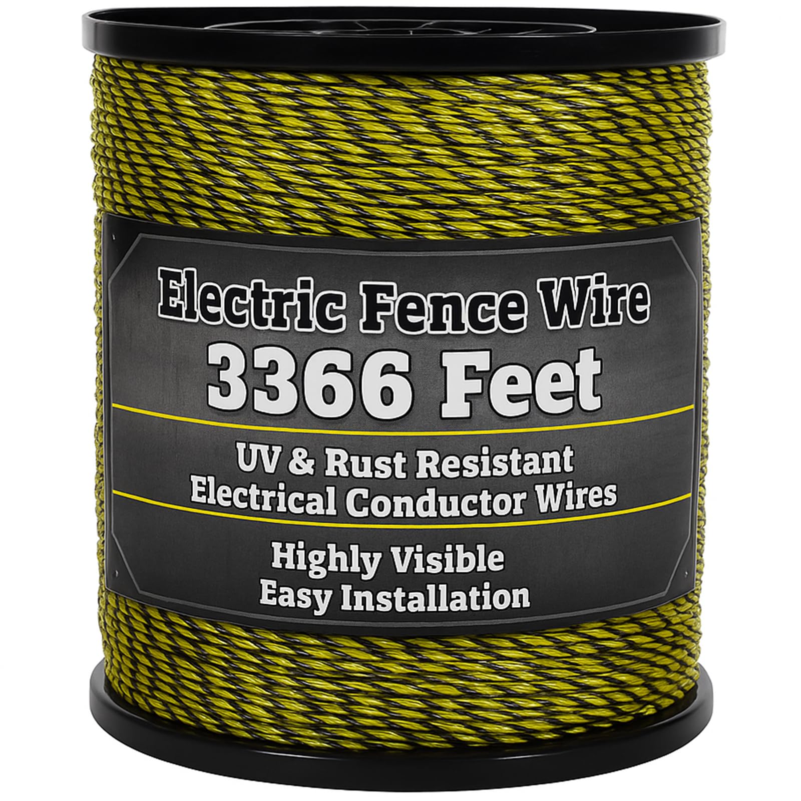 Houseables electric fence wire spool for easy containment in large pastures