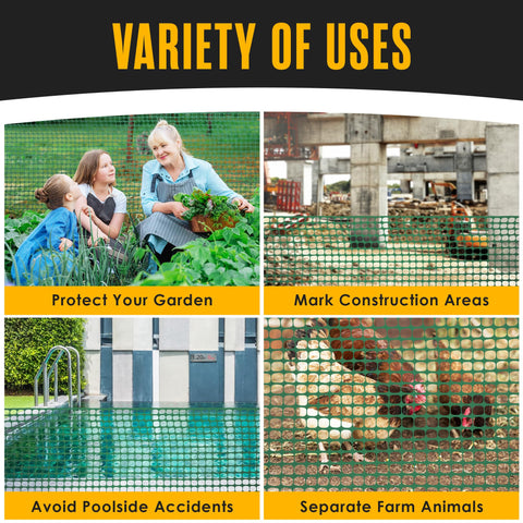 Houseables garden fencing 4 ft high defines borders for beds and paths.